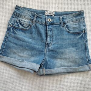 Wax Jean Butt, I Love You Women's Blue Denim Shorts Size M